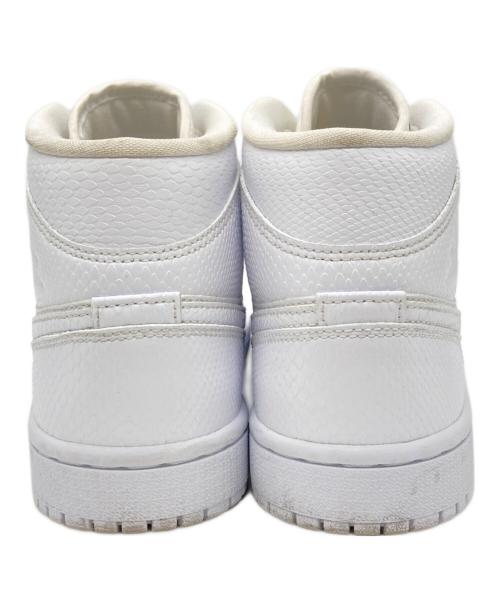 NIKE（ナイキ）NIKE (ナイキ) WMNS AIR JORDAN 1 MID ホワイト サイズ:23.5㎝の古着・服飾アイテム