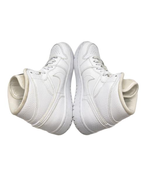 NIKE（ナイキ）NIKE (ナイキ) WMNS AIR JORDAN 1 MID ホワイト サイズ:23.5㎝の古着・服飾アイテム