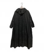 DOUBLE MAISONドゥーブルメゾン）の古着「リネンワンピース」｜ブラック