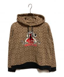 COACH×DISNEY（コーチ×ディズニー）の古着「シグネチャー 101 ダルメシアン フーディー N/A」｜ベージュ