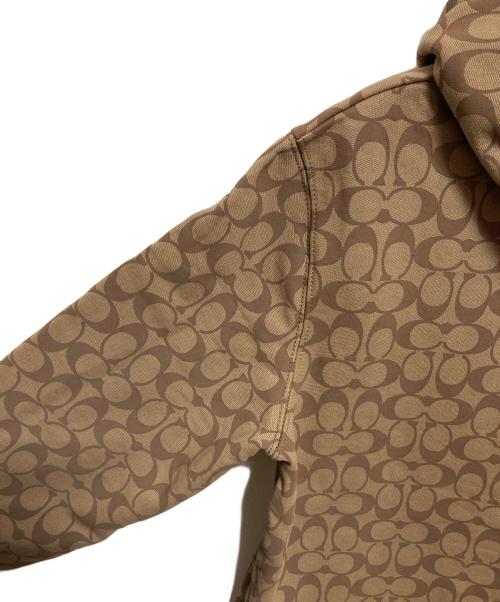 COACH（コーチ）COACH (コーチ) Disney (ディズニー) シグネチャー 101 ダルメシアン フーディー N/A ベージュ サイズ:Mの古着・服飾アイテム