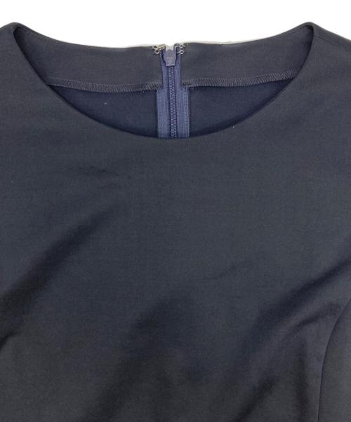 ANAYI（アナイ）ANAYI (アナイ) モクロディペプラムブラウス ネイビー サイズ:38の古着・服飾アイテム