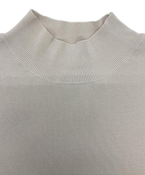 ANAYI（アナイ）ANAYI (アナイ) ニットタフタティアードワンピース ベージュ サイズ:38 未使用品の古着・服飾アイテム