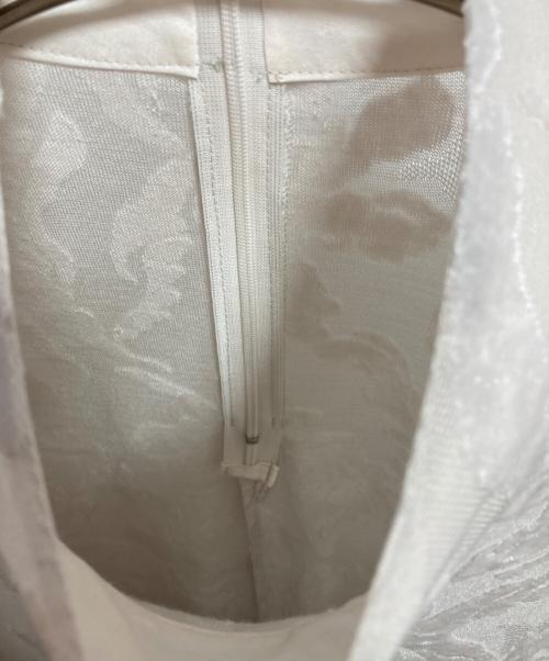 MURRAL（ミューラル）MURRAL (ミューラル) Snowflake jacquard velor top ベージュ サイズ:1の古着・服飾アイテム