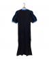 RIM.ARK (リムアーク) Curve line sleeve knit OP ネイビー サイズ:36：7000円