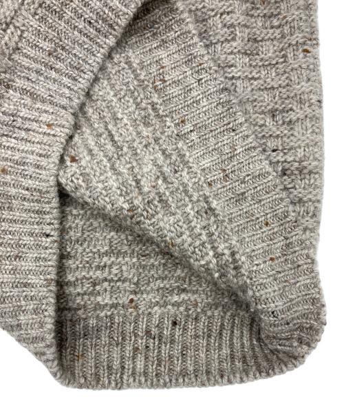 BATONER（バトナ―）BATONER (バトナ―) スプレッドアランクルーネックニト ベージュ サイズ:2の古着・服飾アイテム