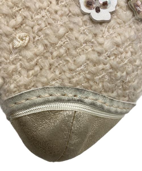 COACH（コーチ）COACH (コーチ) ツイードワンハンドルハンドバッグ ベージュ×イエローの古着・服飾アイテム