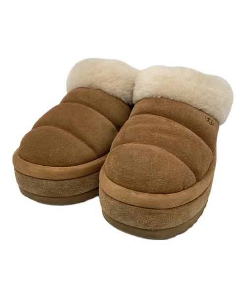 UGG（アグ）UGG (アグ) Tazzlita ムートンスリッポン ブラウン サイズ:25の古着・服飾アイテム