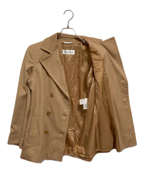 MaxMara（マックスマーラ）MaxMara (マックスマーラ) ダブルジャケット ベージュ サイズ:38の古着・服飾アイテム
