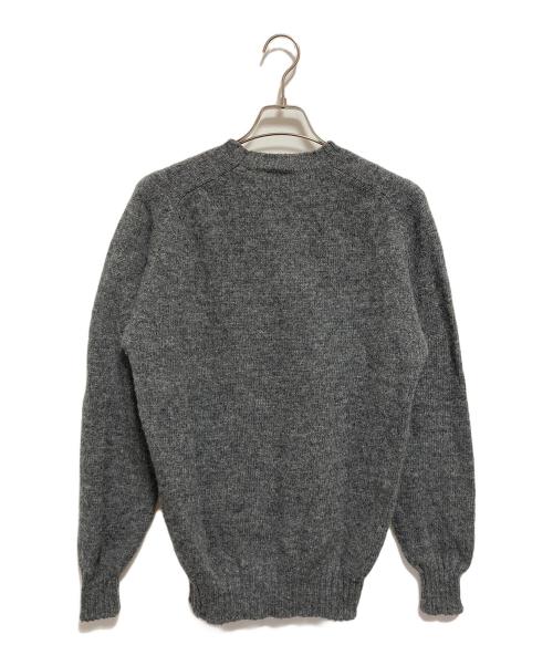 Jamieson’s Knitwear（ジャミーソンズニットウェア）Jamieson’s Knitwear (ジャミーソンズニットウェア) クルーネックニット グレー サイズ:XLの古着・服飾アイテム