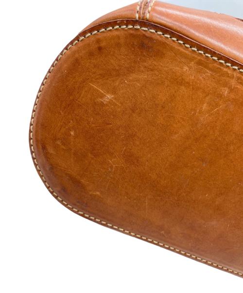 genten（ゲンテン）genten (ゲンテン) マルチカットワークレザートートバッグ ブラウンの古着・服飾アイテム