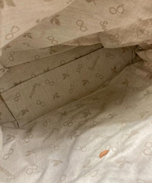 genten（ゲンテン）genten (ゲンテン) マルチカットワークレザートートバッグ ブラウンの古着・服飾アイテム