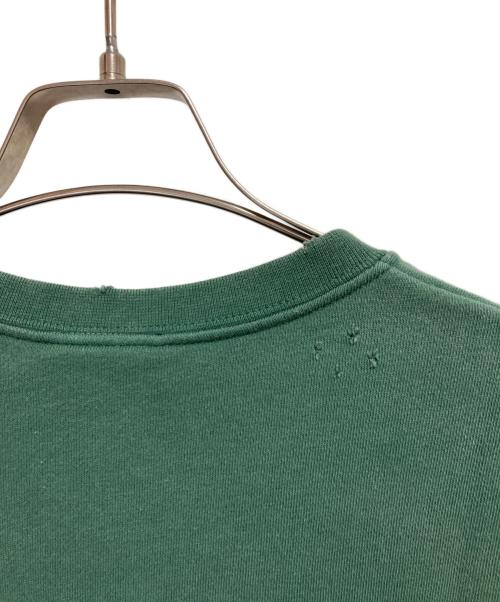THRASHER（スラッシャー）THRASHER (スラッシャー) JOURNAL STANDARD (ジャーナルスタンダード) 別注 半袖 加工スウェット グリーン サイズ:Lの古着・服飾アイテム