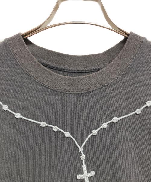 NEIGHBORHOOD（ネイバーフッド）NEIGHBORHOOD (ネイバーフッド) CROSS EMBROIDERY CREWNECK SS ブラック サイズ:Mの古着・服飾アイテム