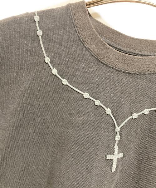 NEIGHBORHOOD（ネイバーフッド）NEIGHBORHOOD (ネイバーフッド) CROSS EMBROIDERY CREWNECK SS ブラック サイズ:Mの古着・服飾アイテム