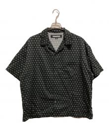 NEIGHBORHOOD（ネイバーフッド）の古着「MONOGRAM PATTERN HAWAIIAN SHIRT」｜ブラック