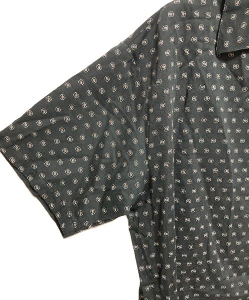 NEIGHBORHOOD（ネイバーフッド）NEIGHBORHOOD (ネイバーフッド) MONOGRAM PATTERN HAWAIIAN SHIRT ブラック サイズ:Lの古着・服飾アイテム