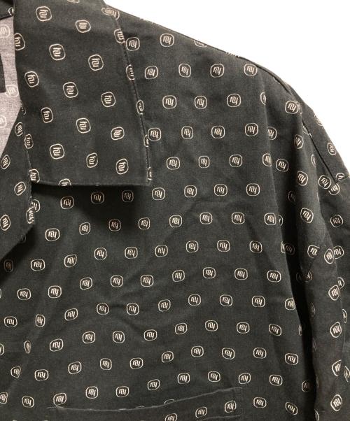 NEIGHBORHOOD（ネイバーフッド）NEIGHBORHOOD (ネイバーフッド) MONOGRAM PATTERN HAWAIIAN SHIRT ブラック サイズ:Lの古着・服飾アイテム