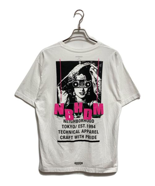 NEIGHBORHOOD（ネイバーフッド）NEIGHBORHOOD (ネイバーフッド) プリントTシャツ ホワイト サイズ:Mの古着・服飾アイテム