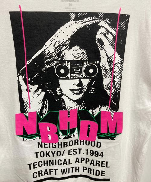 NEIGHBORHOOD（ネイバーフッド）NEIGHBORHOOD (ネイバーフッド) プリントTシャツ ホワイト サイズ:Mの古着・服飾アイテム