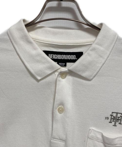 NEIGHBORHOOD（ネイバーフッド）NEIGHBORHOOD (ネイバーフッド) ポロシャツ ホワイト サイズ:Mの古着・服飾アイテム