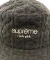 中古・古着 Supreme (シュプリーム) Terry Pattern Crusher ハット ブラック サイズ:MEDIUMM/LARGE：8000円