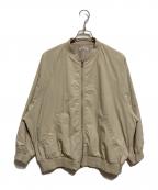 JOURNAL STANDARD relumeジャーナルスタンダード レリューム）の古着「ウォッシャブルナイロンタッサーMA-1」｜ベージュ