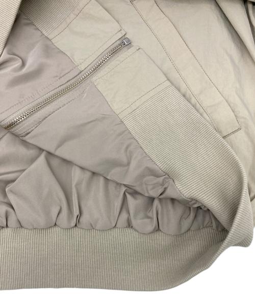 JOURNAL STANDARD relume（ジャーナルスタンダード レリューム）JOURNAL STANDARD relume (ジャーナルスタンダード レリューム) ウォッシャブルナイロンタッサーMA-1 ベージュ サイズ:FREEの古着・服飾アイテム