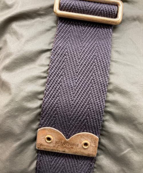 Yves Saint Laurent Rive Gauche（イヴ・サンローラン リヴ・ゴーシュ）Yves Saint Laurent Rive Gauche (イヴ・サンローラン リヴ・ゴーシュ) ナイロンボストンバック グリーンの古着・服飾アイテム