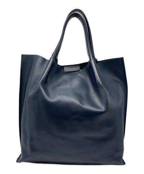 GIANNI CHIARINI（ジャンニ キアリーニ）GIANNI CHIARINI (ジャンニ キアリーニ) TWENTY レザートートバッグ ネイビーの古着・服飾アイテム