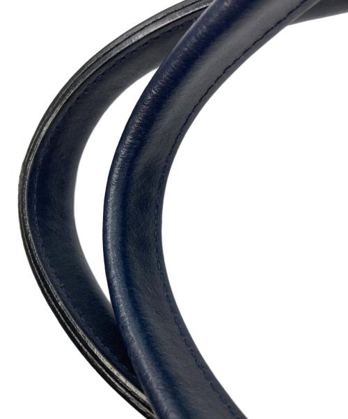 GIANNI CHIARINI（ジャンニ キアリーニ）GIANNI CHIARINI (ジャンニ キアリーニ) TWENTY レザートートバッグ ネイビーの古着・服飾アイテム