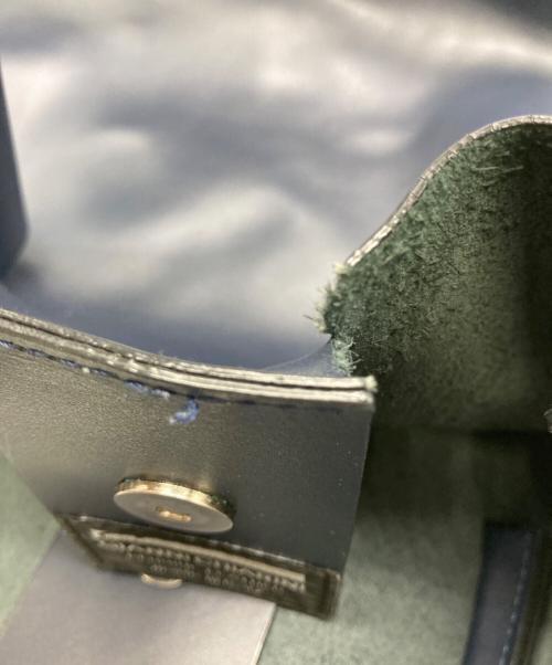 GIANNI CHIARINI（ジャンニ キアリーニ）GIANNI CHIARINI (ジャンニ キアリーニ) TWENTY レザートートバッグ ネイビーの古着・服飾アイテム