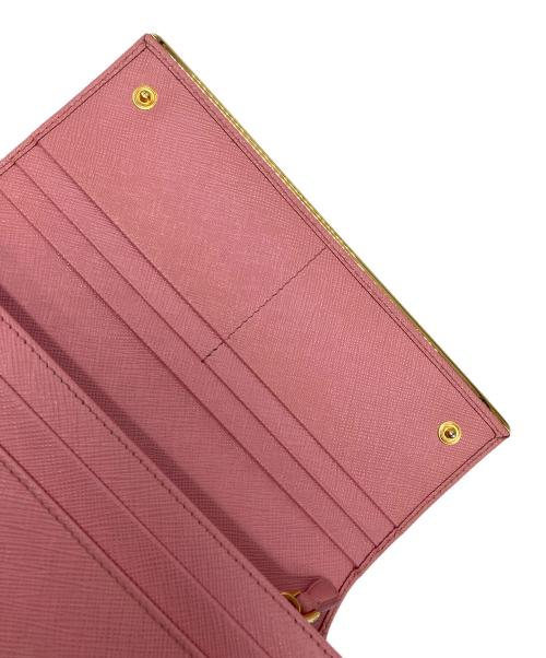 PRADA（プラダ）PRADA (プラダ) 長財布 ピンクの古着・服飾アイテム