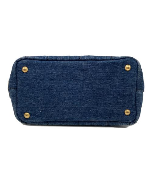 PRADA（プラダ）PRADA (プラダ) カナパ デニムハンドバッグ インディゴの古着・服飾アイテム