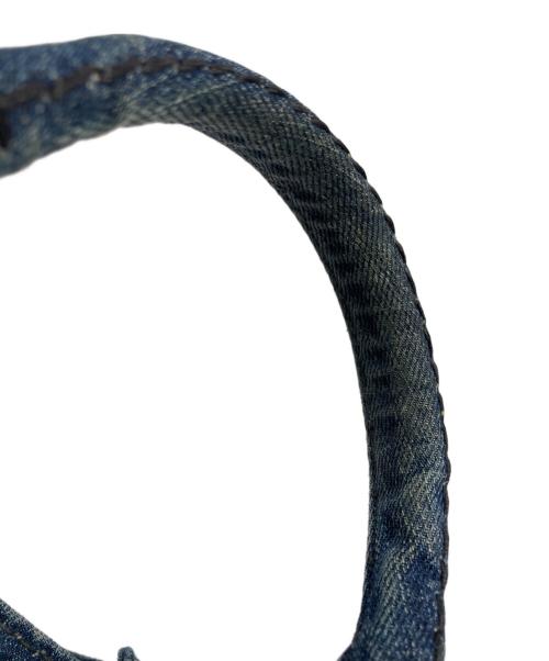 PRADA（プラダ）PRADA (プラダ) カナパ デニムハンドバッグ インディゴの古着・服飾アイテム