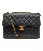 CHANELシャネル）の古着「デカマトラッセ ショルダーバッグ」｜ブラック