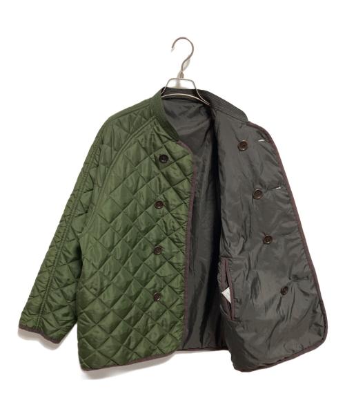 45R（フォーティファイブ・アール）45R (フォーティファイブ・アール) キルティングジャケット グリーン サイズ:2の古着・服飾アイテム