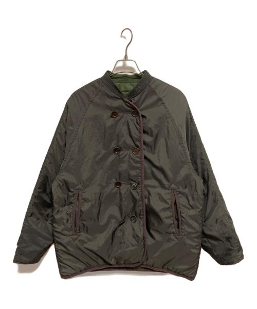 45R（フォーティファイブ・アール）45R (フォーティファイブ・アール) キルティングジャケット グリーン サイズ:2の古着・服飾アイテム