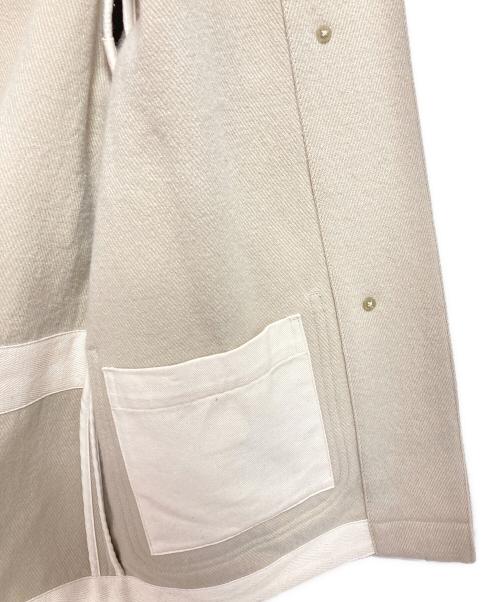MHL（エムエイチエル）MHL (エムエイチエル) HEAVY COTTON WOOL DRILL COAT ベージュ サイズ:1の古着・服飾アイテム