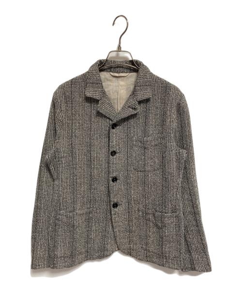 45R（フォーティファイブ・アール）45R (フォーティファイブ・アール) 杢杢ツイード シングルジャケット ベージュ サイズ:2の古着・服飾アイテム