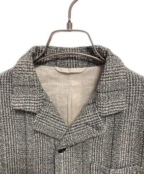 45R（フォーティファイブ・アール）45R (フォーティファイブ・アール) 杢杢ツイード シングルジャケット ベージュ サイズ:2の古着・服飾アイテム