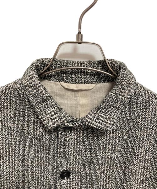 45R（フォーティファイブ・アール）45R (フォーティファイブ・アール) 杢杢ツイード シングルジャケット ベージュ サイズ:2の古着・服飾アイテム