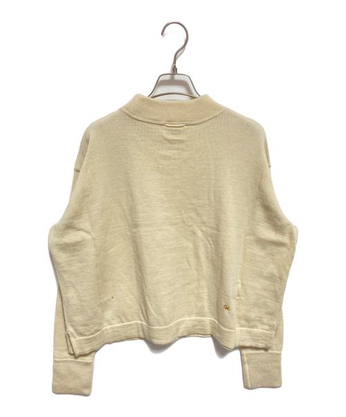 SDL45R（フォーティファイブ）SDL45R (フォーティファイブ) USモー度詰ニットソーのヨックネック ベージュ サイズ:FREEの古着・服飾アイテム