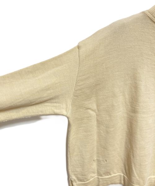 SDL45R（フォーティファイブ）SDL45R (フォーティファイブ) USモー度詰ニットソーのヨックネック ベージュ サイズ:FREEの古着・服飾アイテム