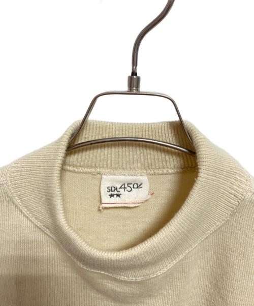 SDL45R（フォーティファイブ）SDL45R (フォーティファイブ) USモー度詰ニットソーのヨックネック ベージュ サイズ:FREEの古着・服飾アイテム