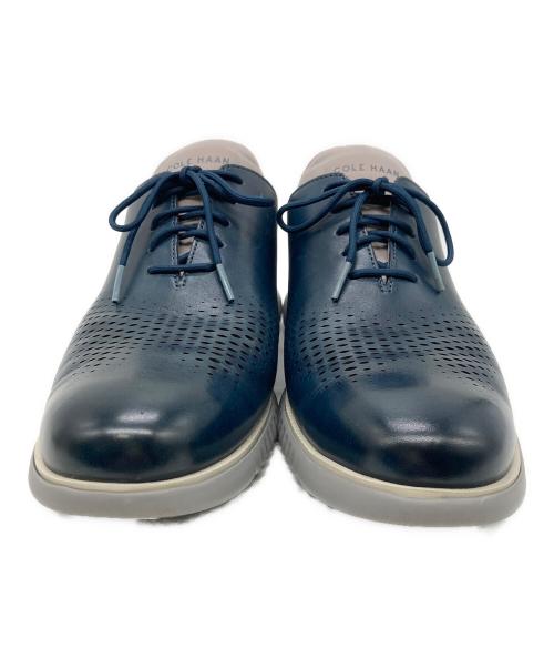COLE HAAN（コールハーン）COLE HAAN (コールハーン) 2 ゼログランド レーザー ウィングオックスフォード ラインド ネイビー サイズ:10Mの古着・服飾アイテム