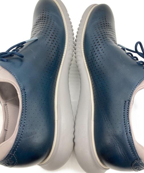 COLE HAAN（コールハーン）COLE HAAN (コールハーン) 2 ゼログランド レーザー ウィングオックスフォード ラインド ネイビー サイズ:10Mの古着・服飾アイテム