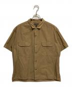 NIGEL CABOURNナイジェルケーボン）の古着「オープンカラーシャツ」｜ベージュ