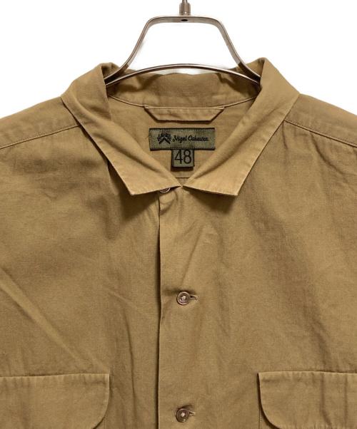 NIGEL CABOURN（ナイジェルケーボン）NIGEL CABOURN (ナイジェルケーボン) オープンカラーシャツ ベージュ サイズ:48の古着・服飾アイテム