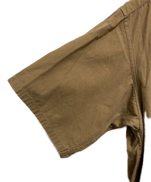NIGEL CABOURN（ナイジェルケーボン）NIGEL CABOURN (ナイジェルケーボン) オープンカラーシャツ ベージュ サイズ:48の古着・服飾アイテム